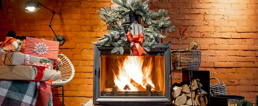 Travis Industries Linear Gas Fireplace Installation in Blue Island, Illinois