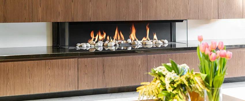 Double-height Fireplace Design Refurbishment in Blue Island, Illinois