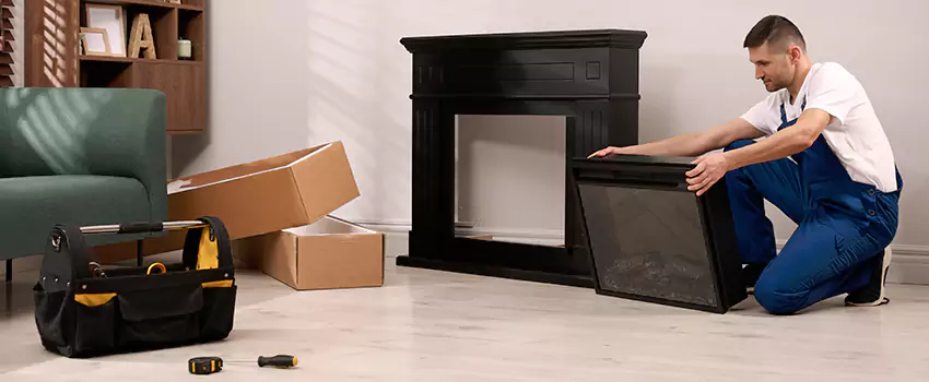 Old Rusted Metal Fireplace Repair And Replacement in Blue Island, IL